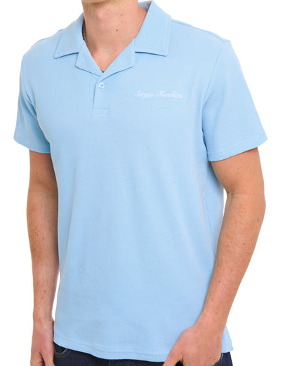 Sergio Tacchini Revere Collar Polo Sky