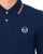 Sergio Tacchini Tipped Long Sleeve Polo Shirt Navy Blue/Light Mahogany