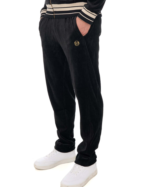Sergio Tacchini Lazzari Velour Track Pant Black