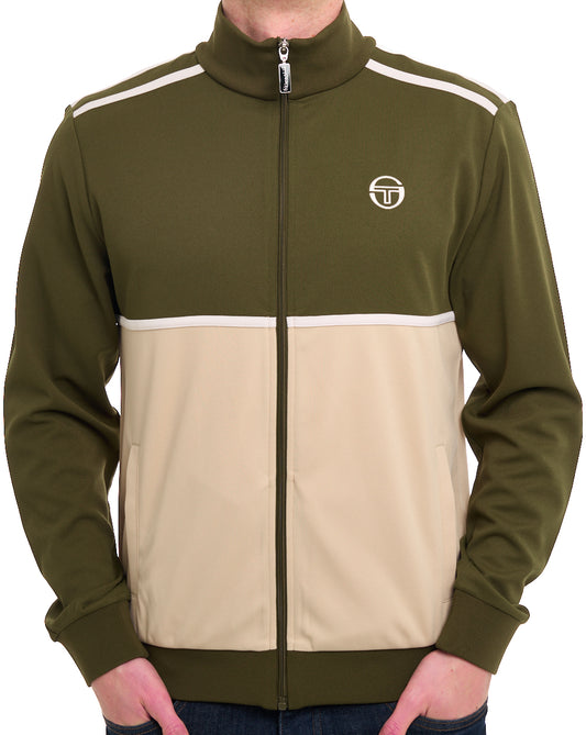 Sergio Tacchini Sergio Tacchini Locchi Track Top Dunkeloliv / Sand