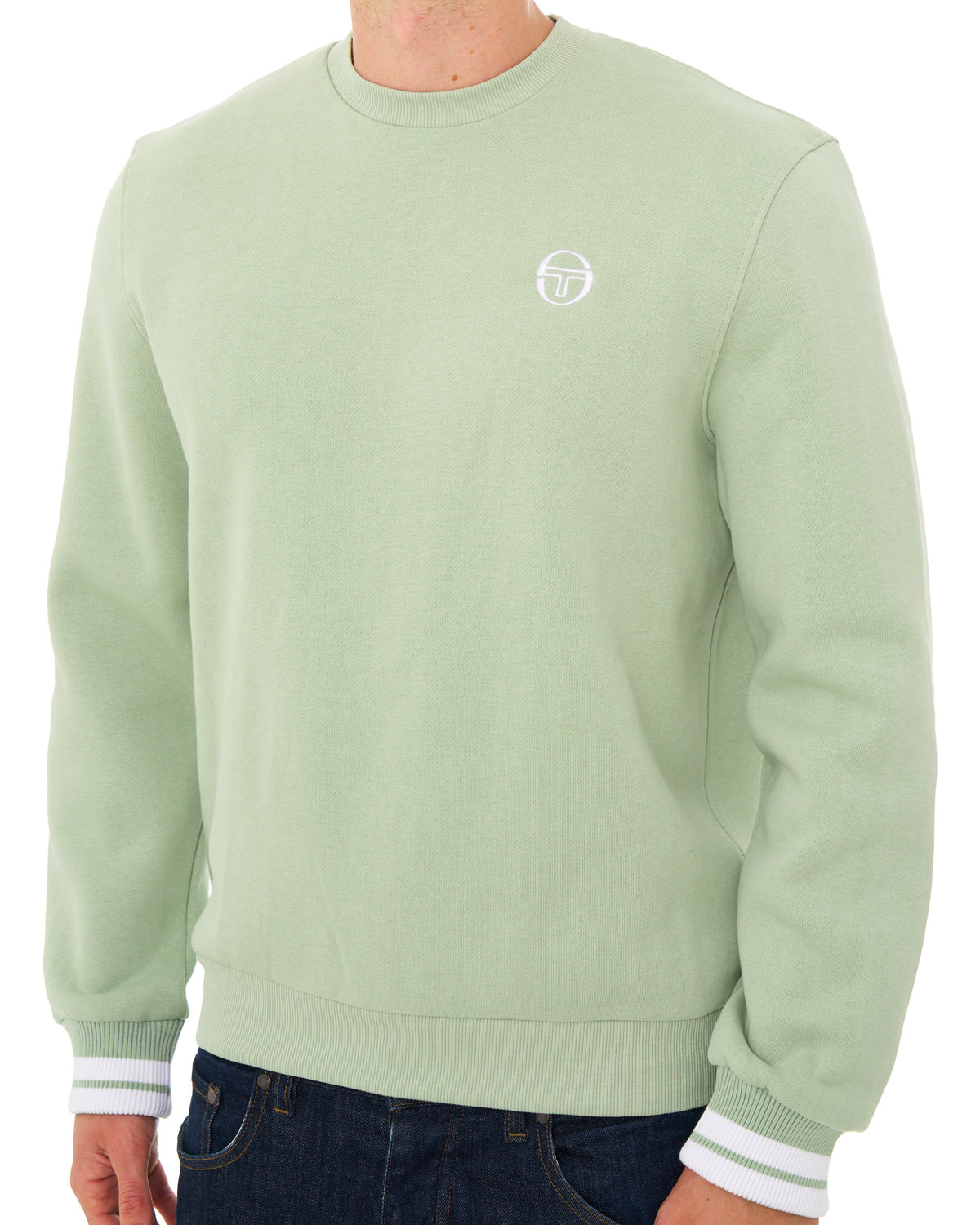 Sergio Tacchini Logo Sweat Sage Green