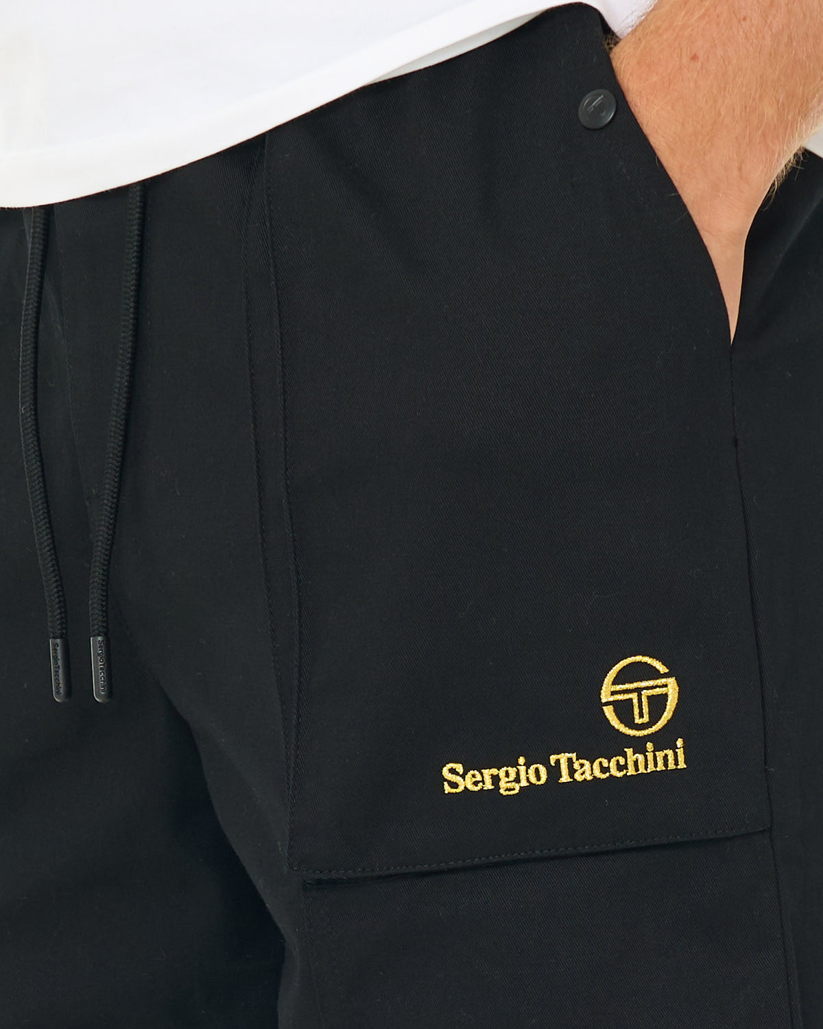 Sergio Tacchini Marchetti Cargo Pant Black