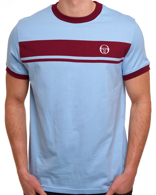 Sergio Tacchini Sergio Tacchini Masters T-Shirt Sky/Claret