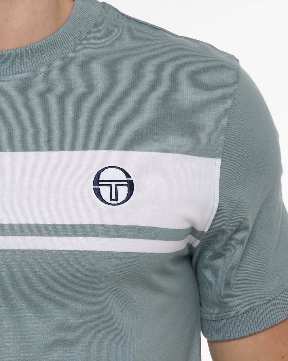 Sergio Tacchini Masters T-Shirt Blei/Weiß