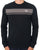 Sergio Tacchini Masters LS T Shirt Black/Charcoal