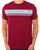 Sergio Tacchini Masters T Shirt Claret/Dusky Blue