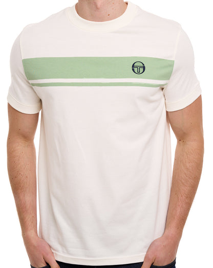 Sergio Tacchini Masters T-Shirt Gardenie / Grün