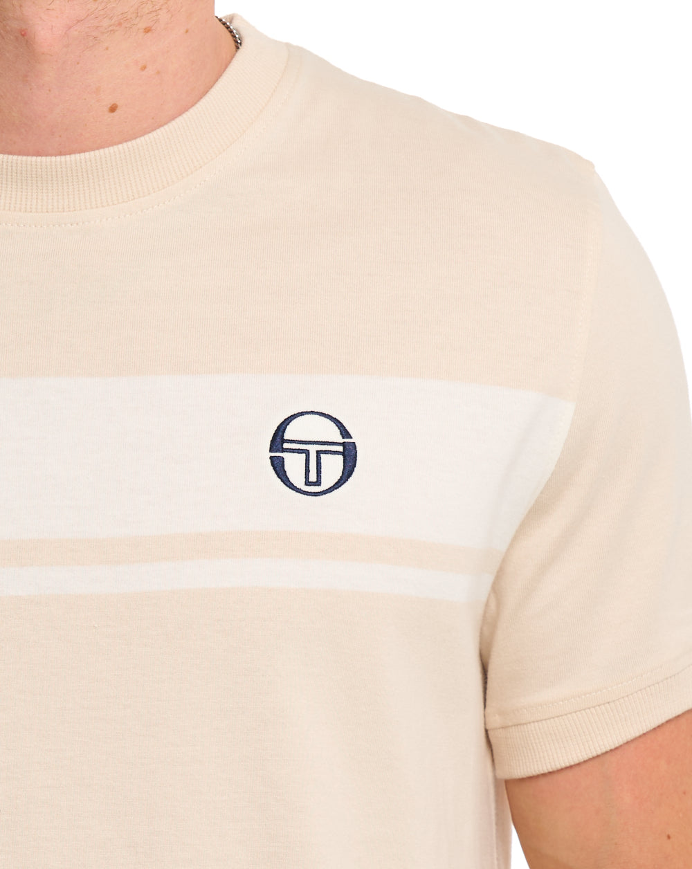Sergio Tacchini Masters T-Shirt Sandshell/Gardenia