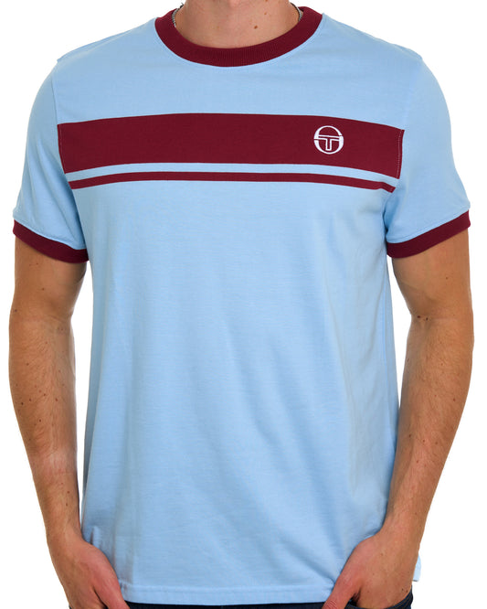 Sergio Tacchini Sergio Tacchini Masters T-Shirt Sky/Claret