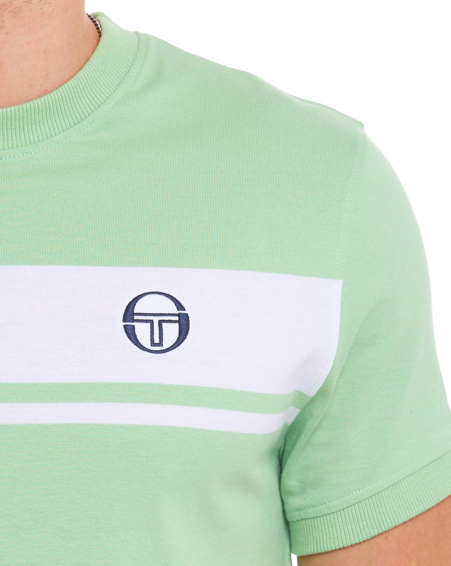 Sergio Tacchini Masters T-Shirt, weich, grün, weiß