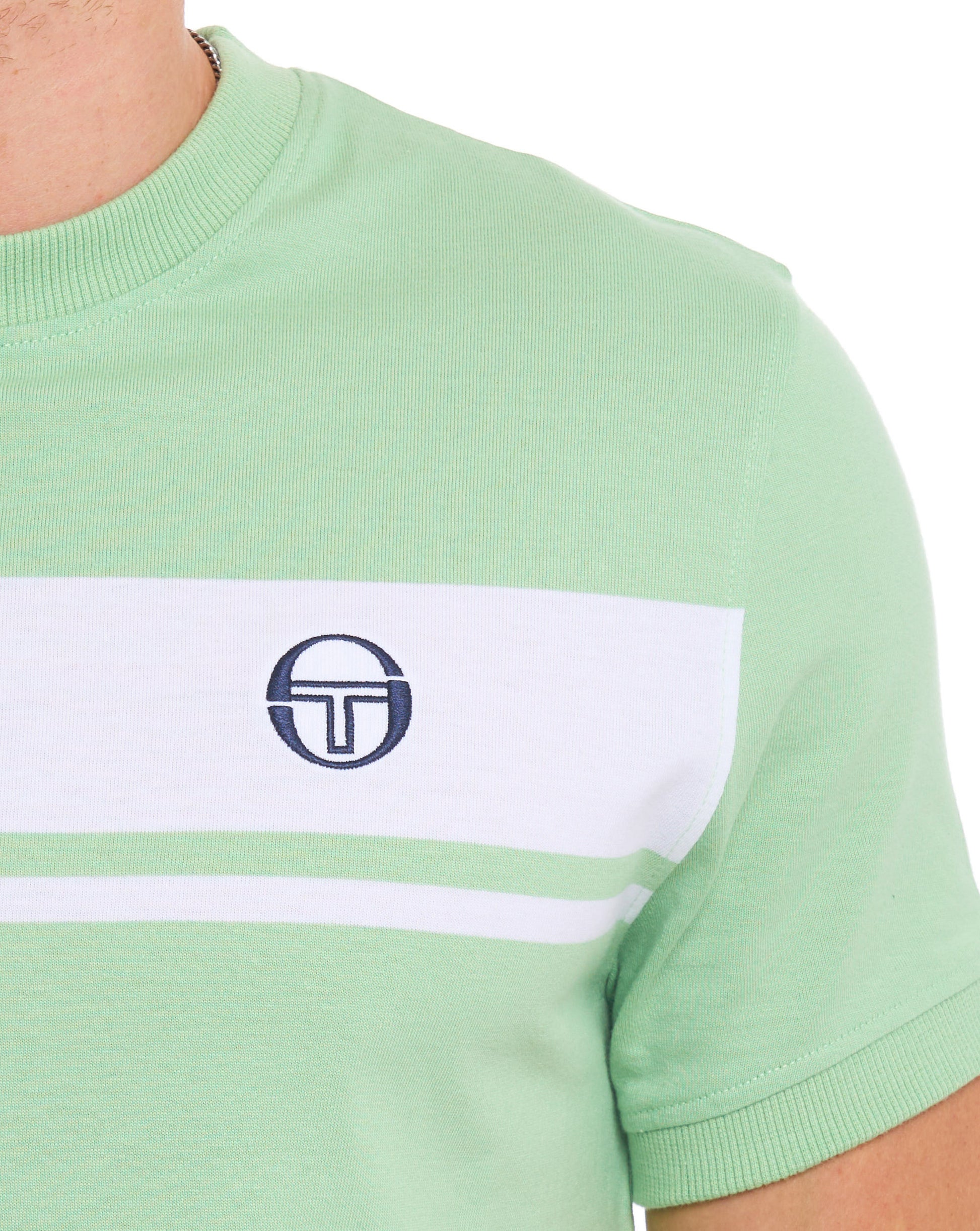 Sergio Tacchini Masters T-Shirt, weich, grün, weiß
