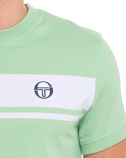 Sergio Tacchini Masters T-Shirt, weich, grün, weiß