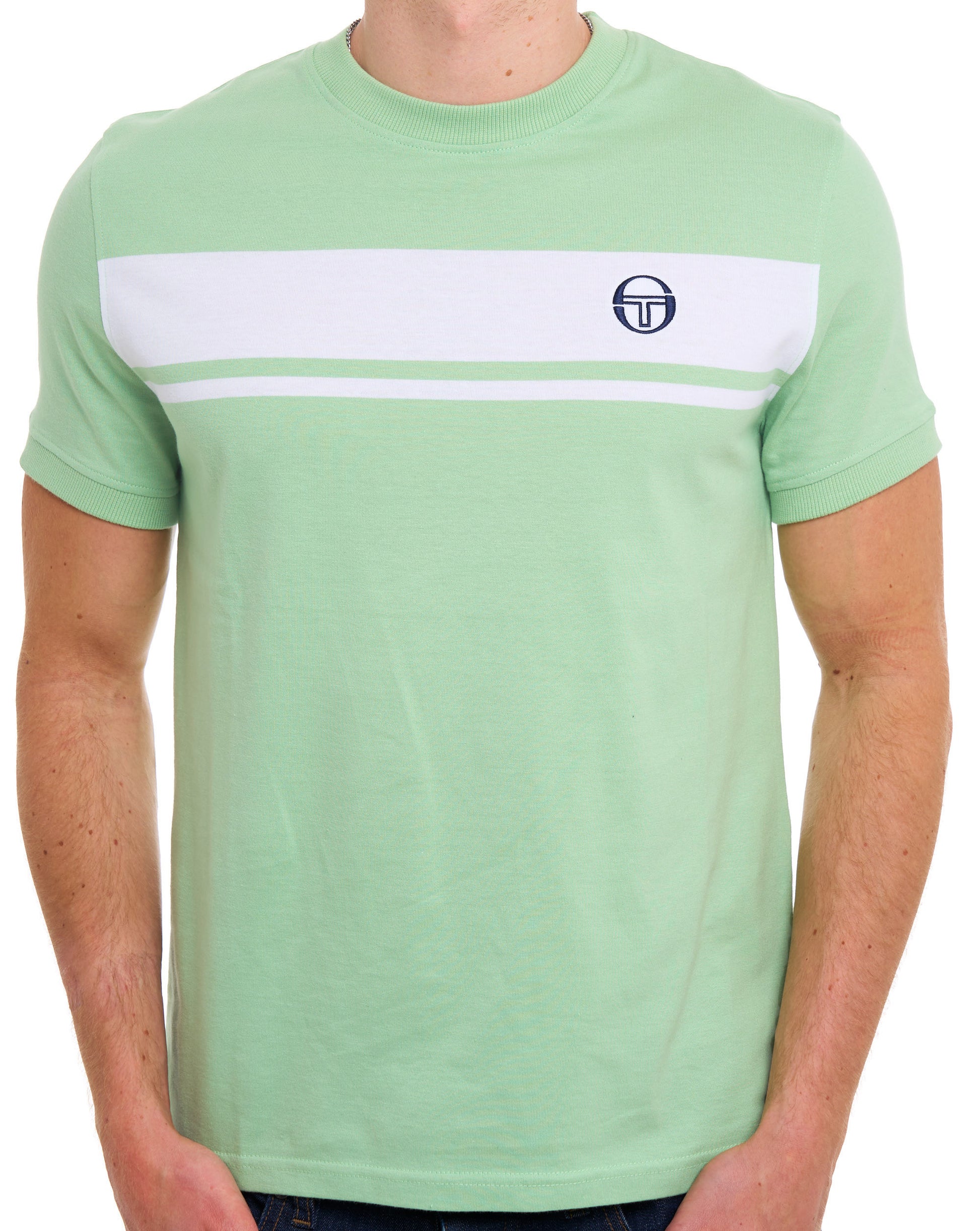 Sergio Tacchini Masters T-Shirt, weich, grün, weiß