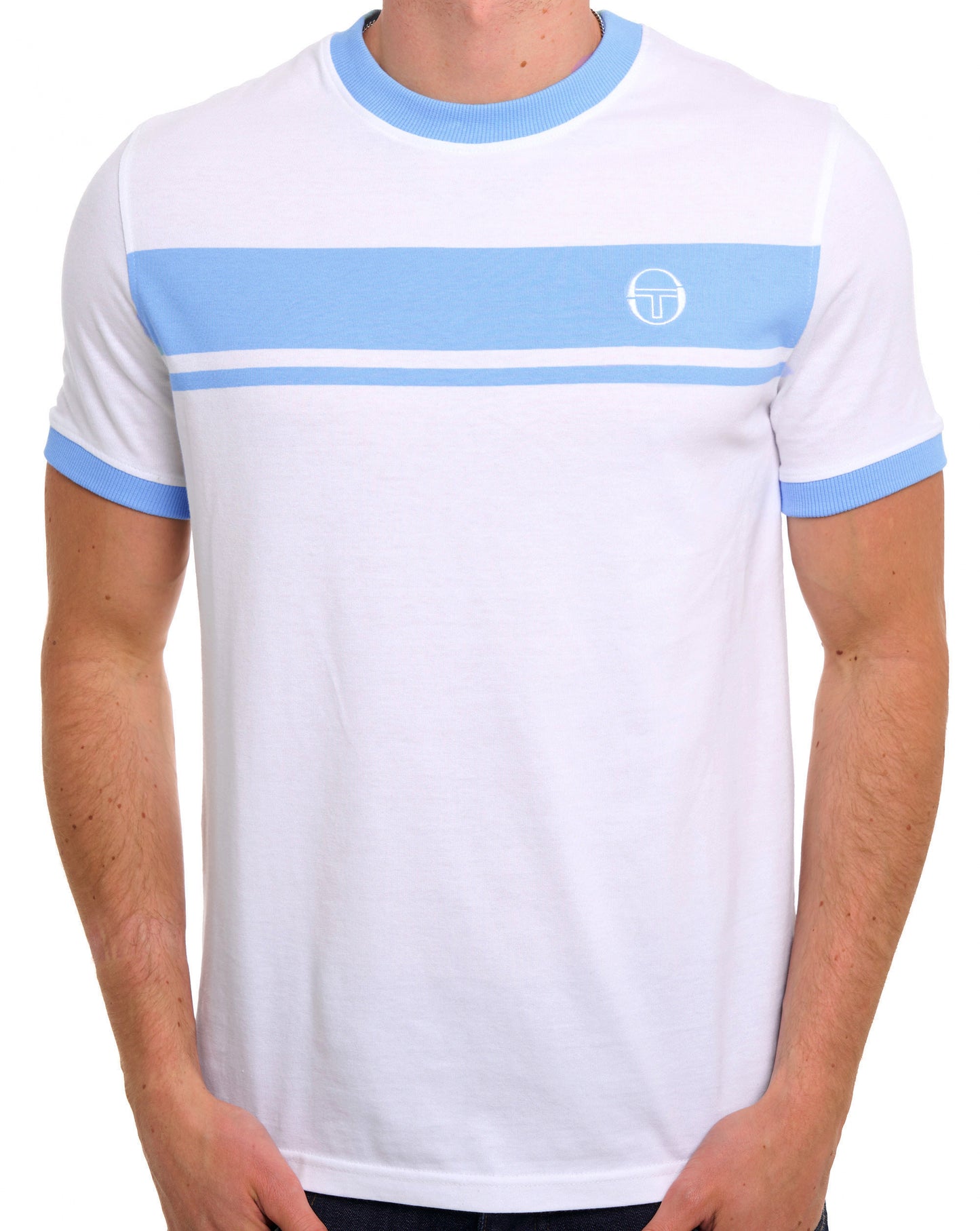 Sergio Tacchini Masters T-Shirt Weiß Himmel