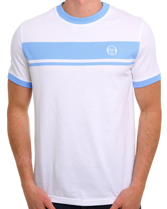 Sergio Tacchini Sergio Tacchini Masters T-Shirt Weiß Himmel