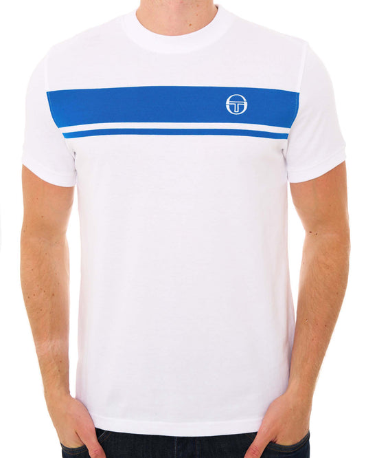Sergio Tacchini Sergio Tacchini Masters T Shirt White/Blue