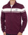 Sergio Tacchini Masters Track Top Deep Burgundy Gardenia