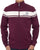 Sergio Tacchini Masters Track Top Deep Burgundy Gardenia