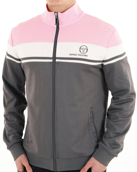 Sergio Tacchini Sergio Tacchini Masters Track Top Anthrazit/Gardenia/Lila
