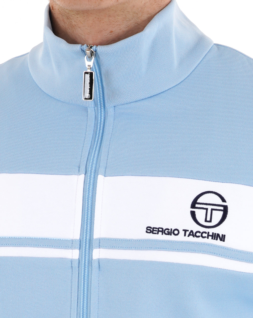 Sergio Tacchini Masters Track Top Himmelblau/Weiß