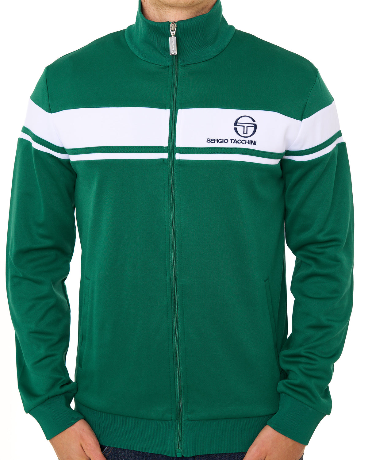 Sergio Tacchini Masters Tracktop Grün / Weiß