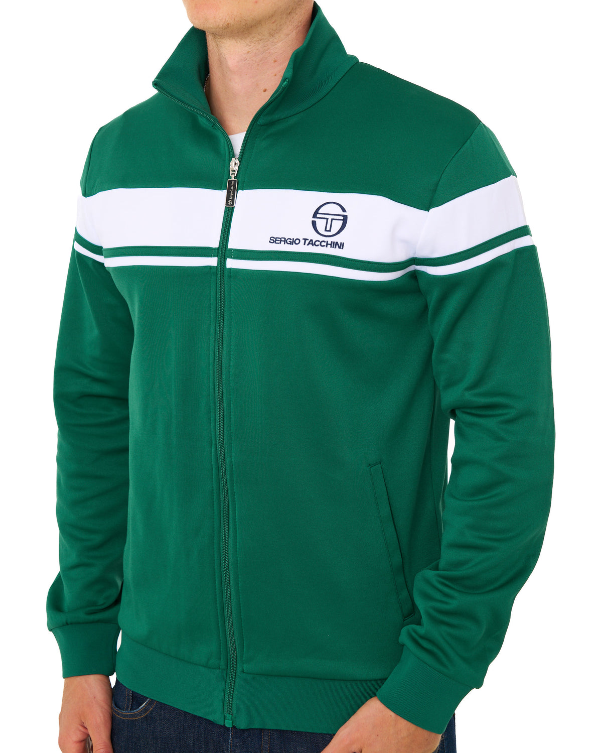 Sergio Tacchini Masters Tracktop Grün / Weiß