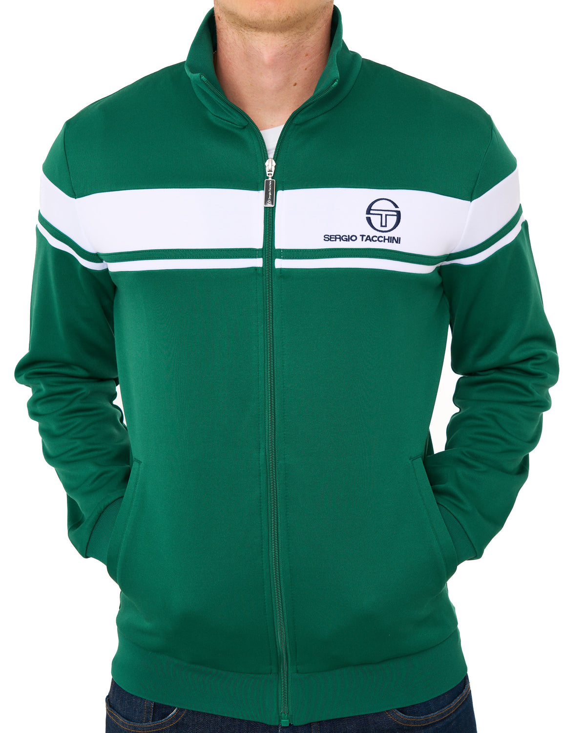Sergio Tacchini Masters Tracktop Grün / Weiß