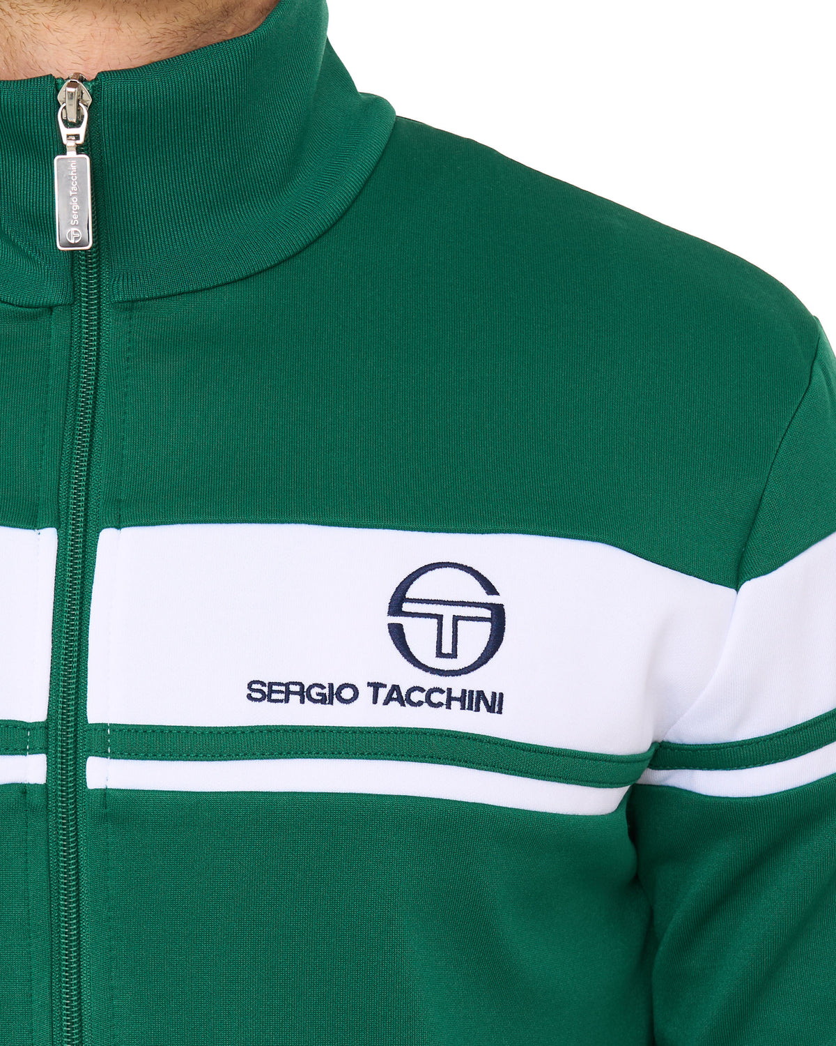 Sergio Tacchini Masters Tracktop Grün / Weiß
