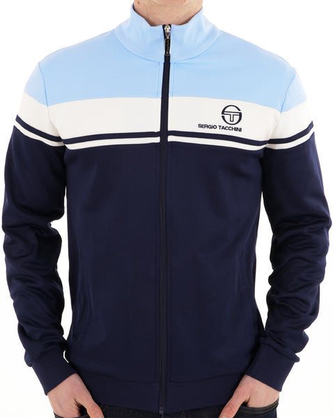 Sergio Tacchini Masters Trainingsjacke Marineblau/Gardenia/Himmelblau