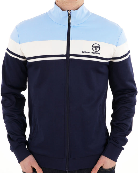 Sergio Tacchini Sergio Tacchini Masters Trainingsjacke Marineblau/Gardenia/Himmelblau