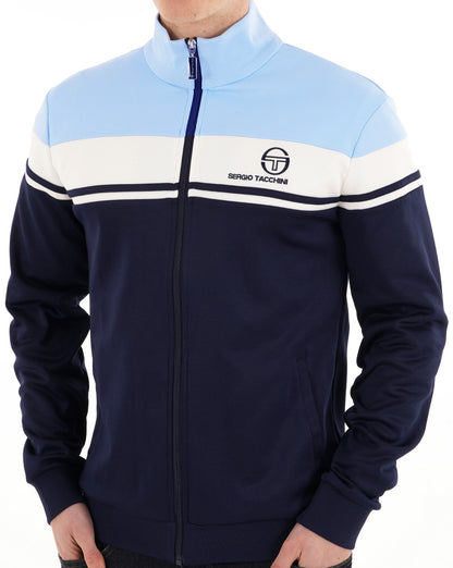 Sergio Tacchini Masters Trainingsjacke Marineblau/Gardenia/Himmelblau