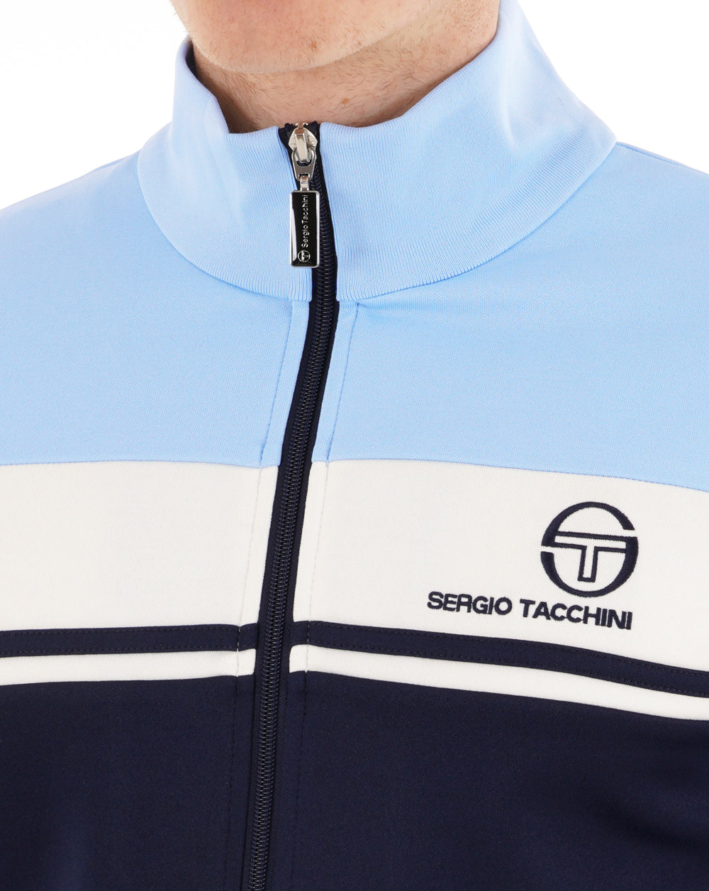 Sergio Tacchini Masters Trainingsjacke Marineblau/Gardenia/Himmelblau