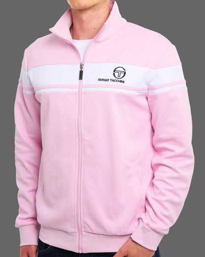 Sergio Tacchini Masters Trainingsjacke Pink/Weiß