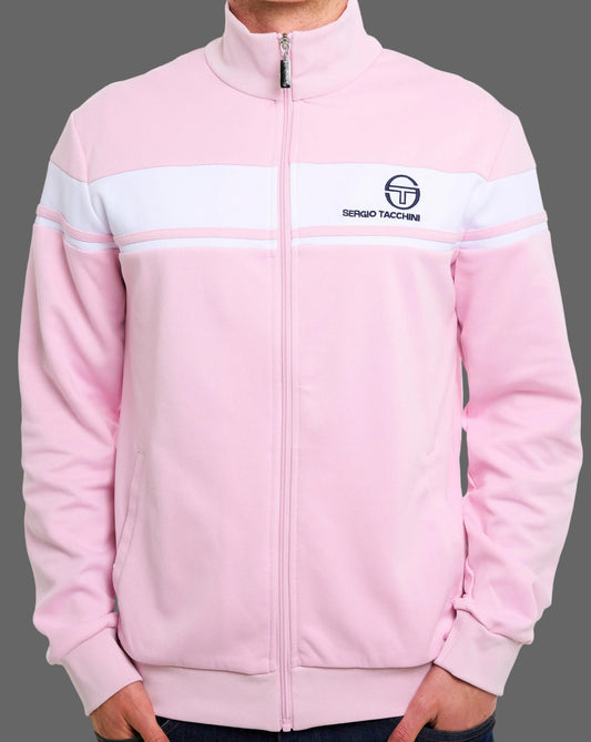 Sergio Tacchini Sergio Tacchini Masters Trainingsjacke Pink/Weiß