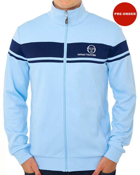 Sergio Tacchini Sergio Tacchini Masters Track Top Sky Blue/Navy