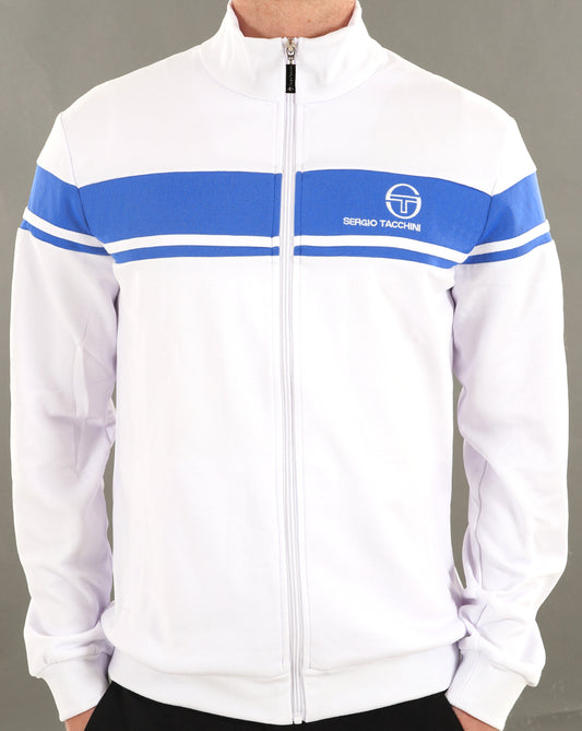 Sergio Tacchini Masters Trainingsjacke Weiß/Blau