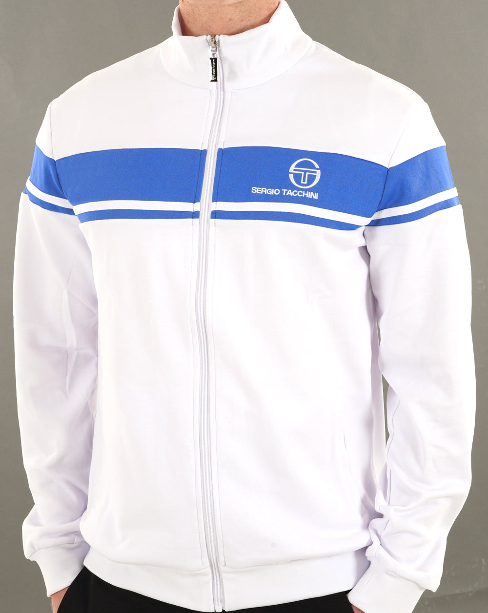 Sergio Tacchini Masters Trainingsjacke Weiß/Blau