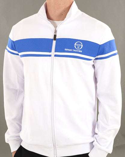 Sergio Tacchini Masters Trainingsjacke Weiß/Blau