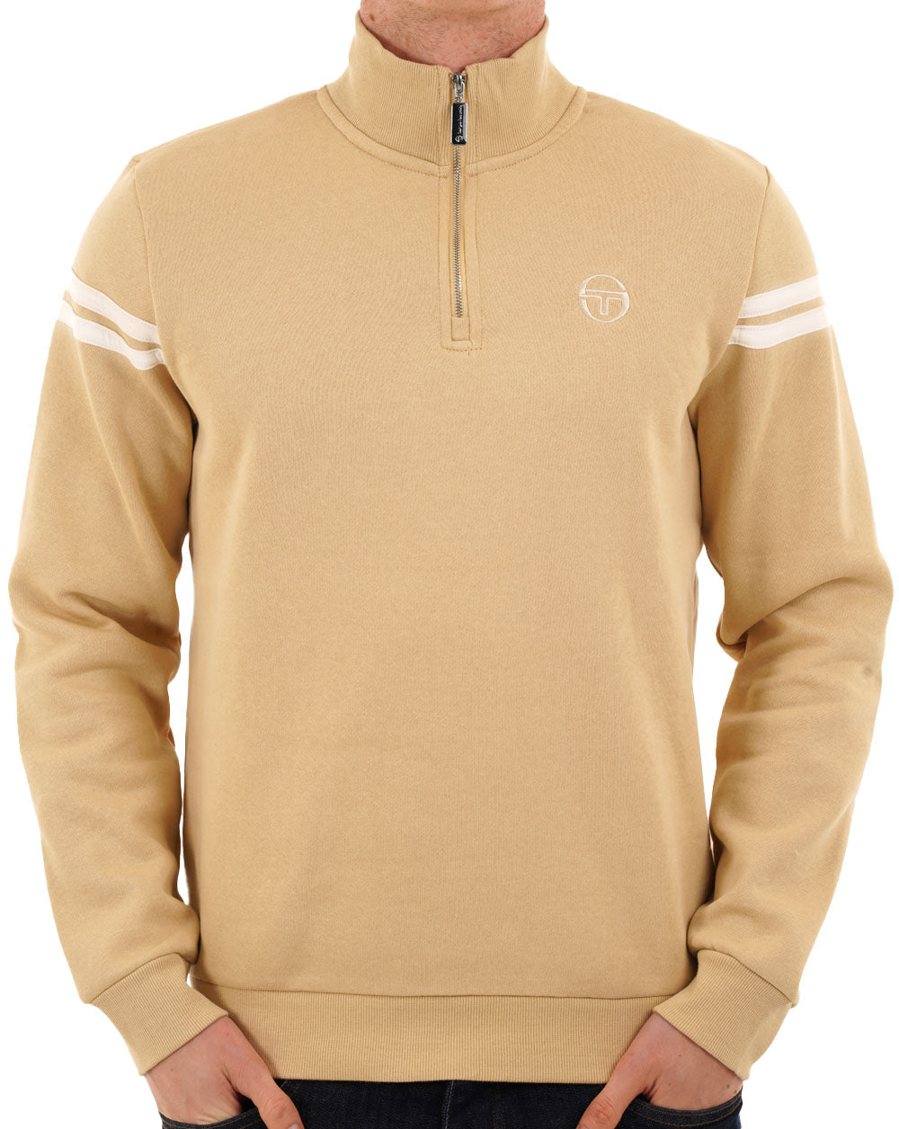 Sergio Tacchini Maurizio 1/4 Zip Sweat Sand