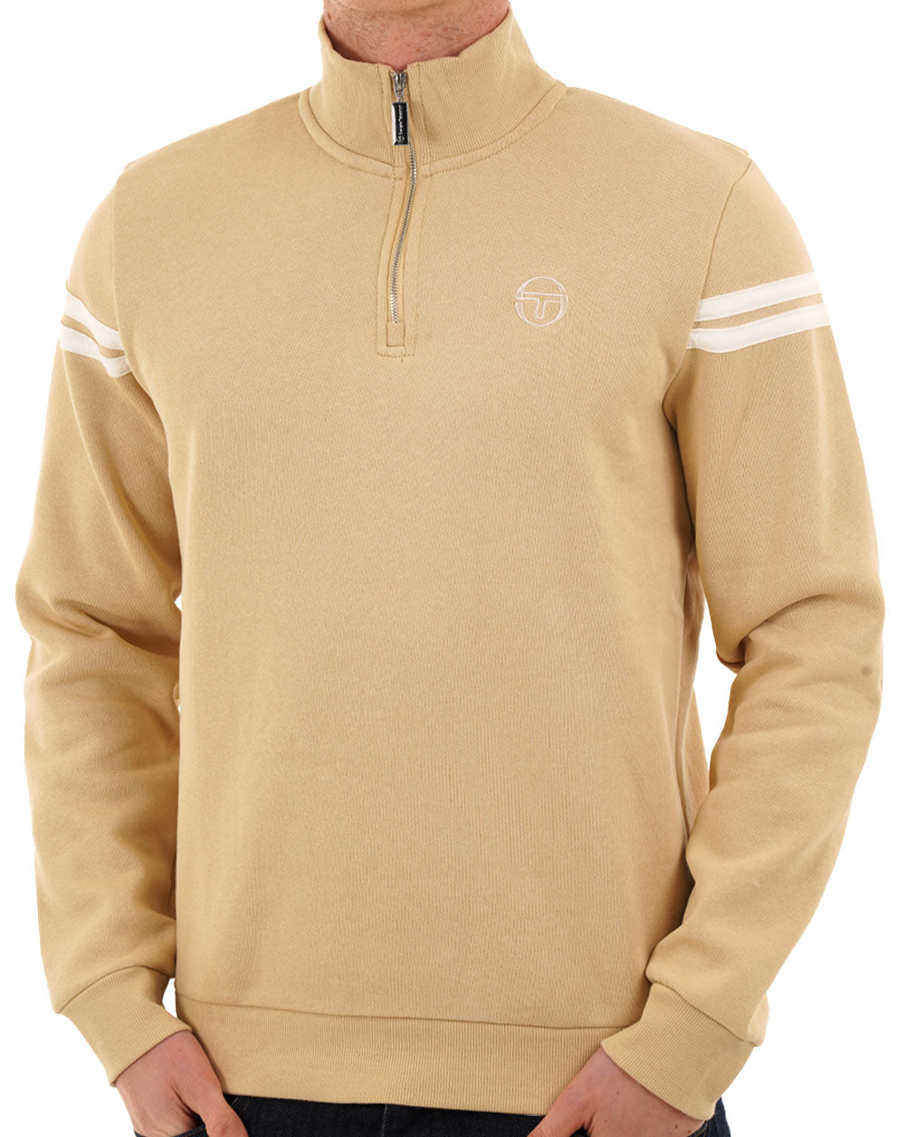Sergio Tacchini Maurizio 1/4 Zip Sweat Sand