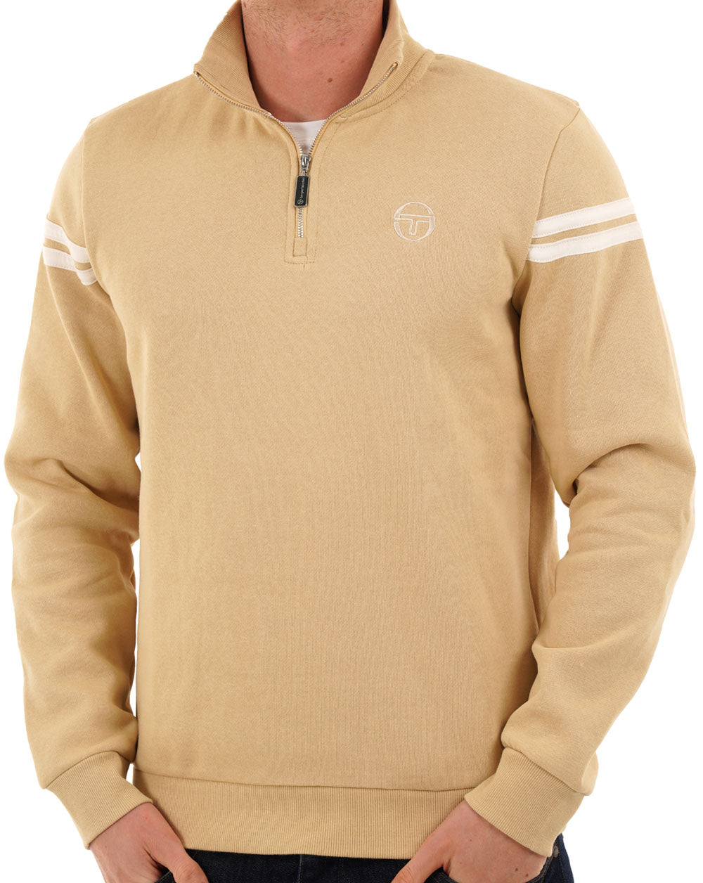 Sergio Tacchini Maurizio 1/4 Zip Sweat Sand