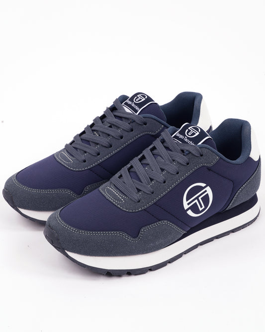 Sergio Tacchini Sergio Tacchini Mile Mix Trainers Navy Blue Jeans