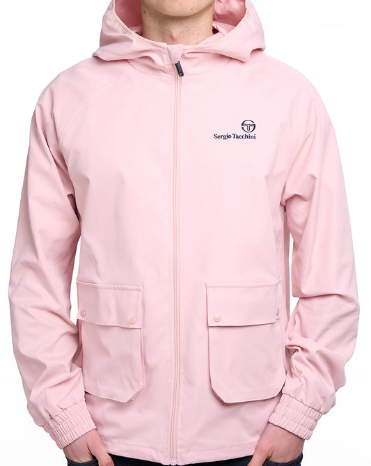 Sergio Tacchini Sergio Tacchini Hooded Casual Jacket Soft Pink Rose
