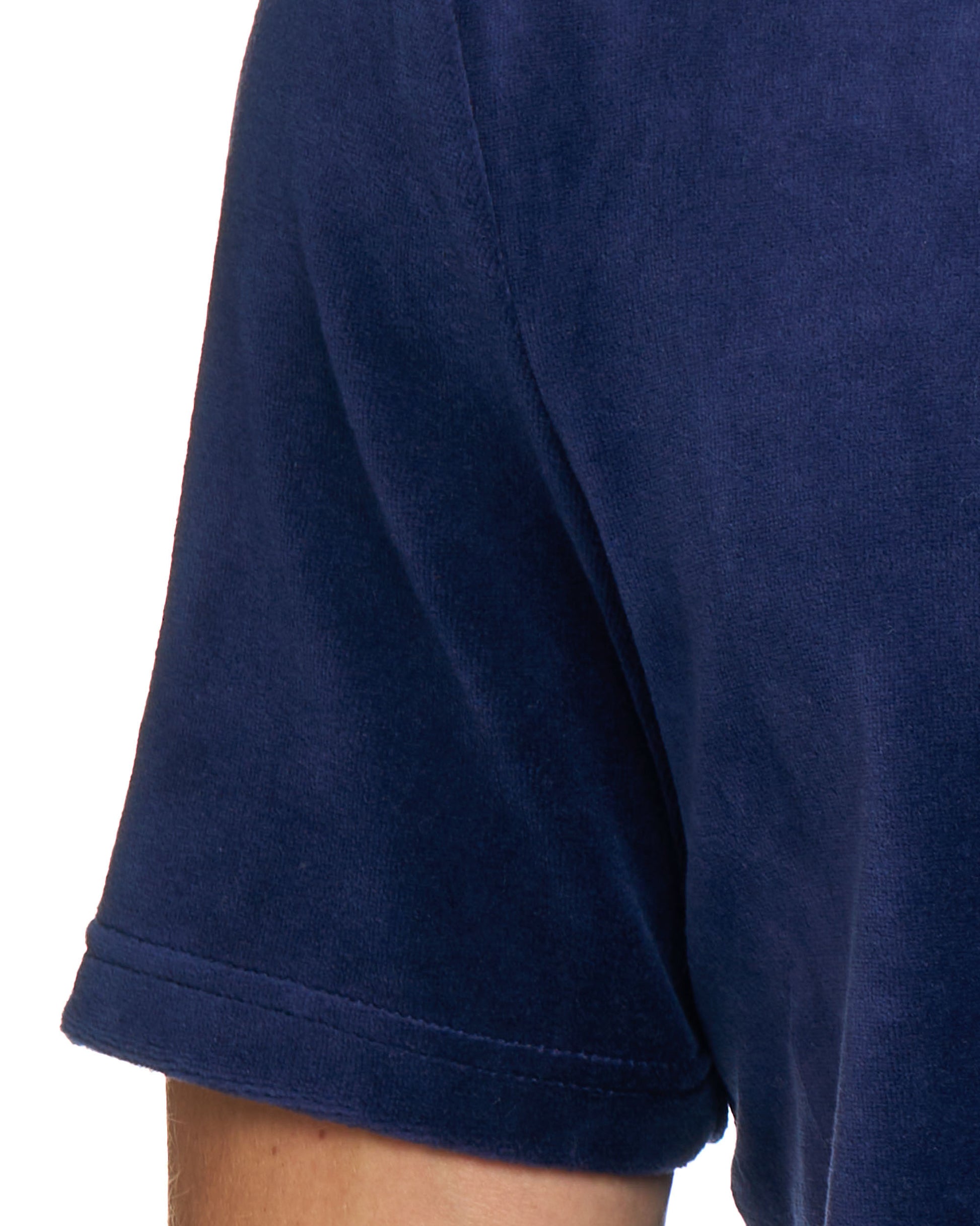 Sergio Tacchini Monte Velour T-Shirt Marineblau