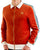 Sergio Tacchini Monte Velour Track Top Burnt Orange/Gardenia