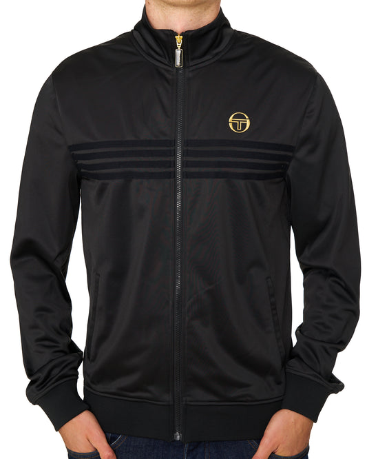 Sergio Tacchini Sergio Tacchini Moda Milano Track Top Black Gold
