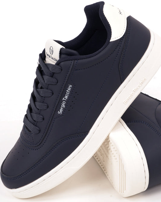Sergio Tacchini Sergio Tacchini New Action LTX Trainers Navy/Gardenia