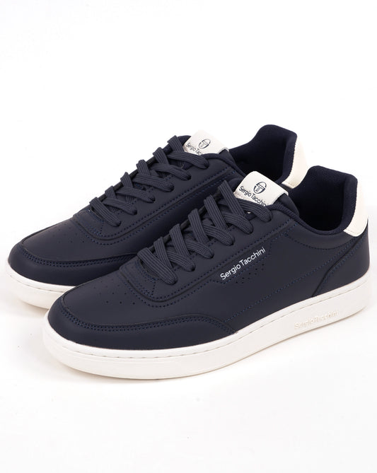 Sergio Tacchini Sergio Tacchini New Action LTX Trainers Navy/Gardenia