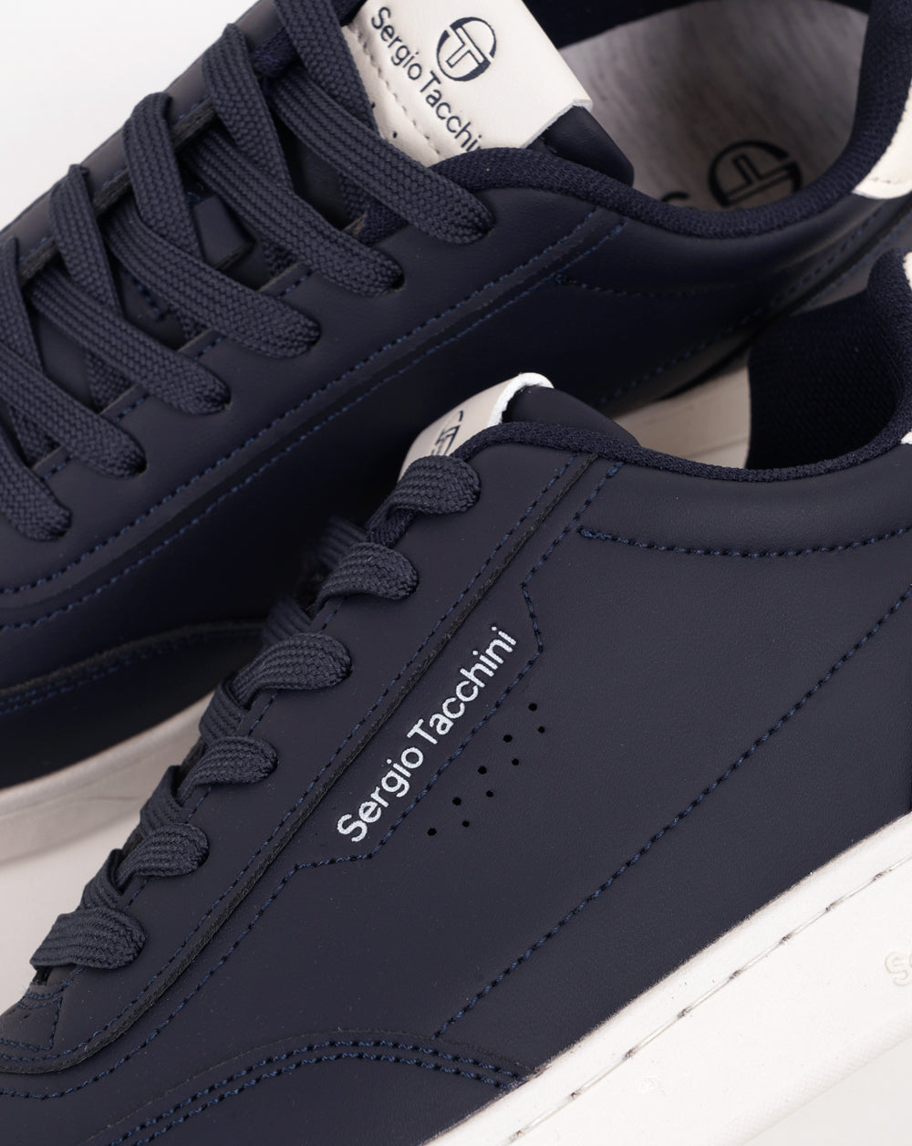 Sergio Tacchini New Action LTX Trainers Navy/Gardenia