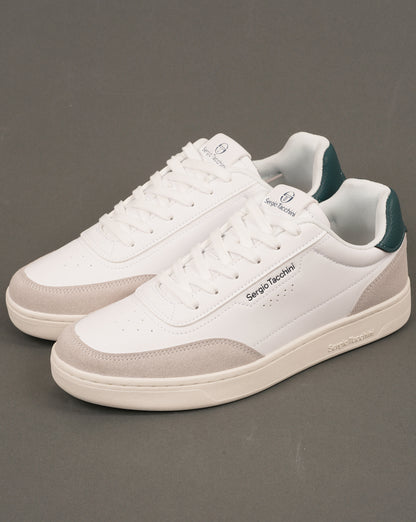 Sergio Tacchini New Action LTX Trainers White/Dark Green